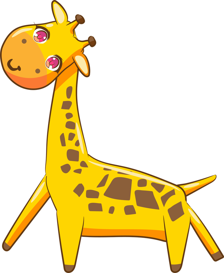 Free Giraffe Silly Giraffe Cartoons Isolated Vector 354885