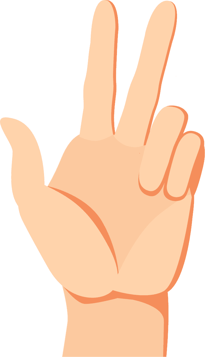 Free Human Hand Gestures Illustration Vector 119737