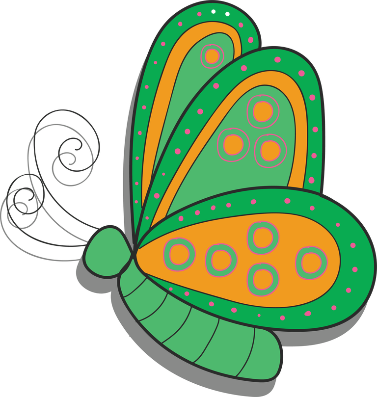 free beautiful butterfly butterfly clip art vector 190421