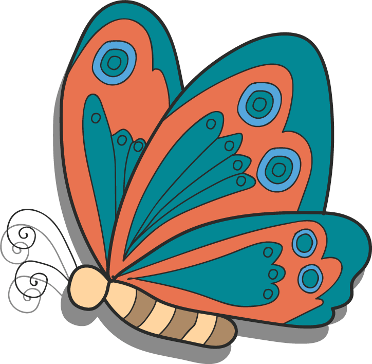 Free Beautiful Butterfly Butterfly Clip Art Vector 568006