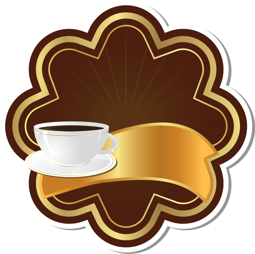 free cafe logo coffee tags set vector 84598