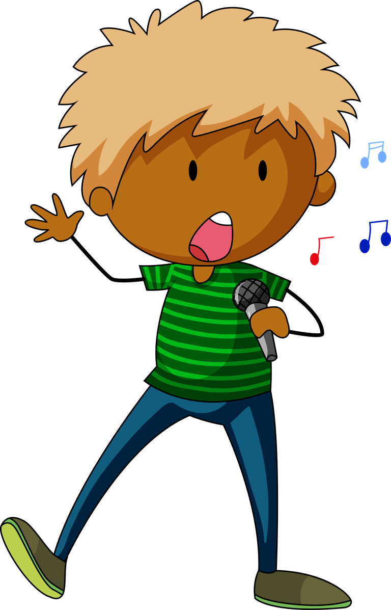 free child singer kids singing and dancing vector 467817