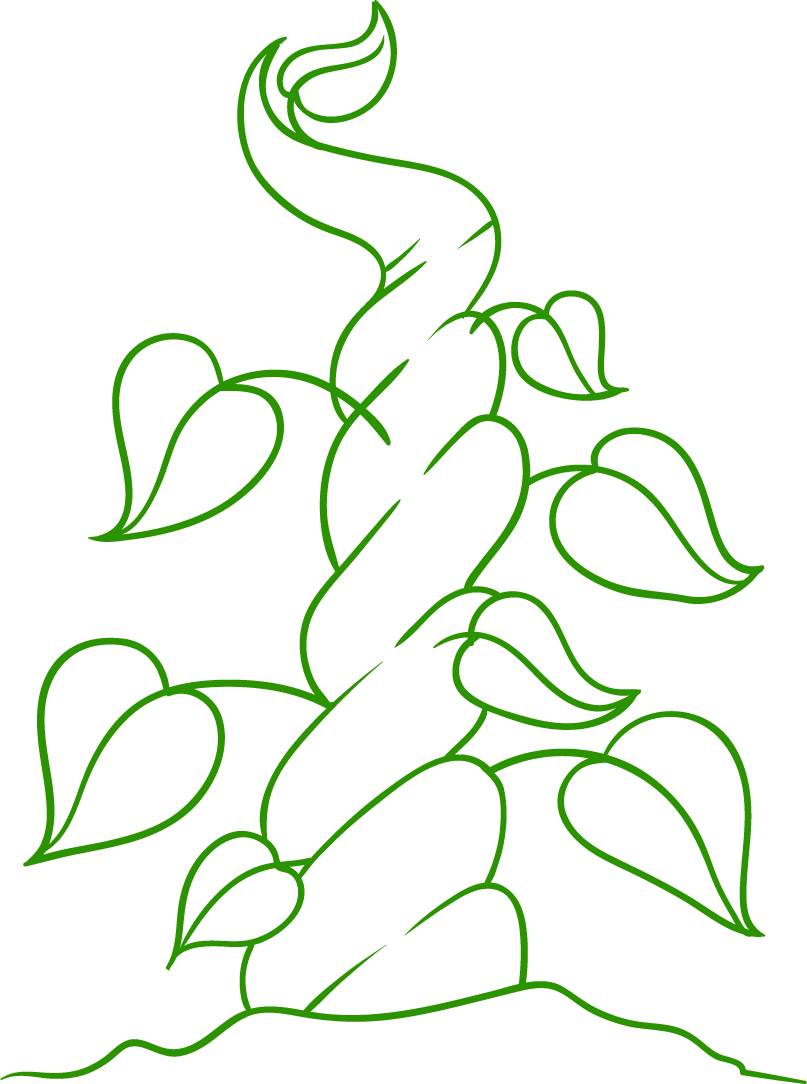 free collection of hand drawing beanstalk vector 121561