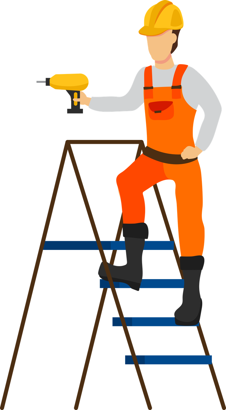 free construction workers flat design re... | Magipik Free Vector