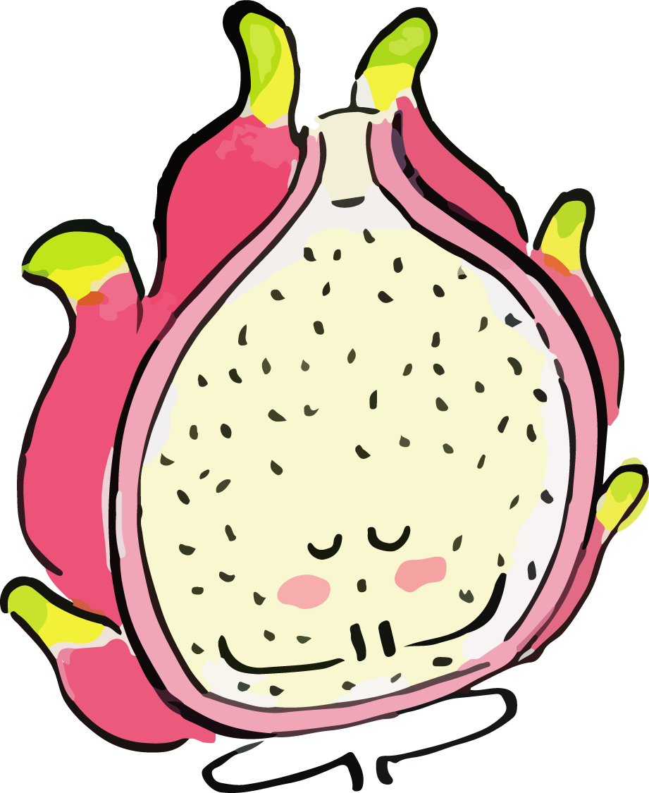 free dragon fruit pink fruit dancing vector 264328