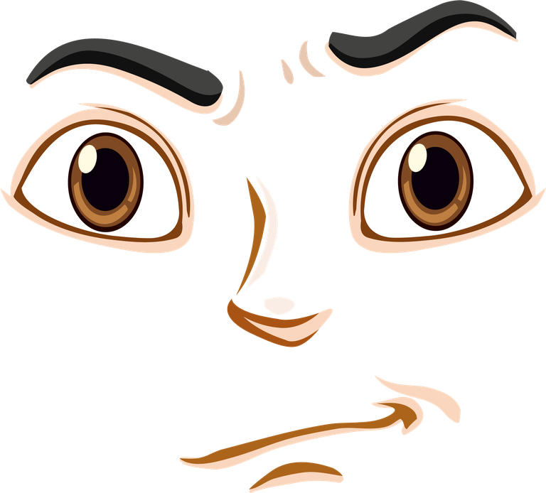 free eyes nose mouth female facial expression vector 532746
