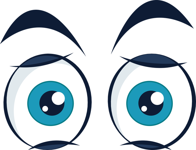 free eyes set of cute cartoon eyes vector 887189