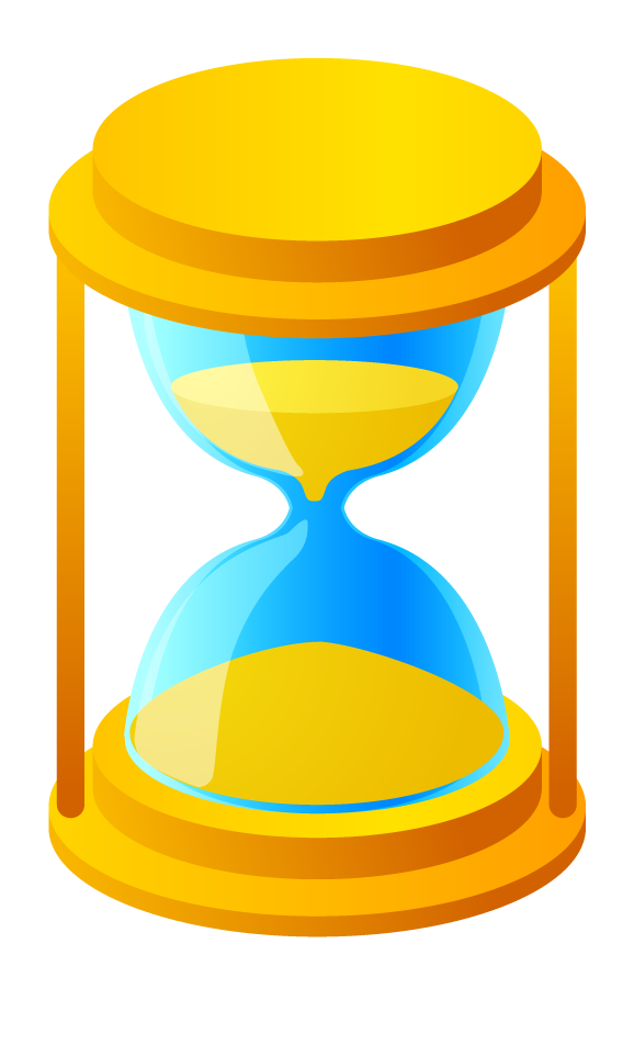 free sand timer hourglass illustration - vector 89168