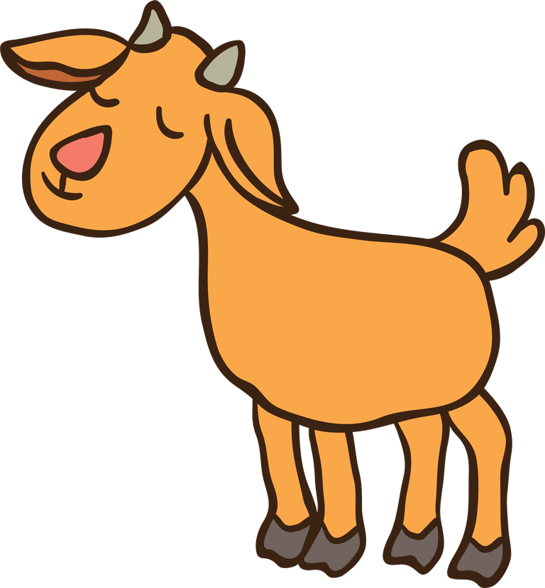 goat chibi cat vector png