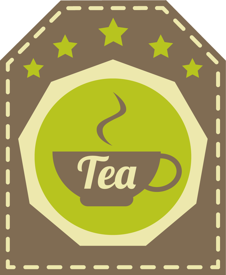 green tea labels icons for packaging, branding, and organic products 750197