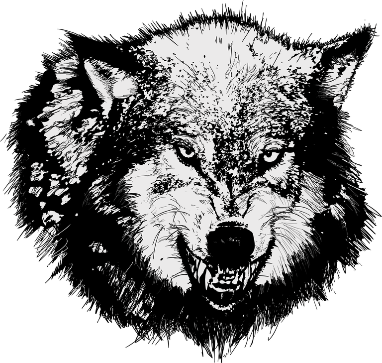 free hell wolf free hellhound wolf vecto... | Magipik Free Vector