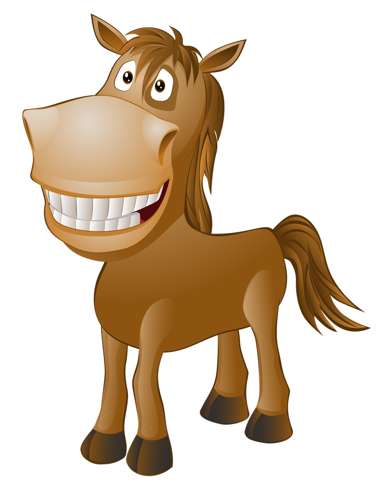 free horse funny cartoon horses graphics vector 818883