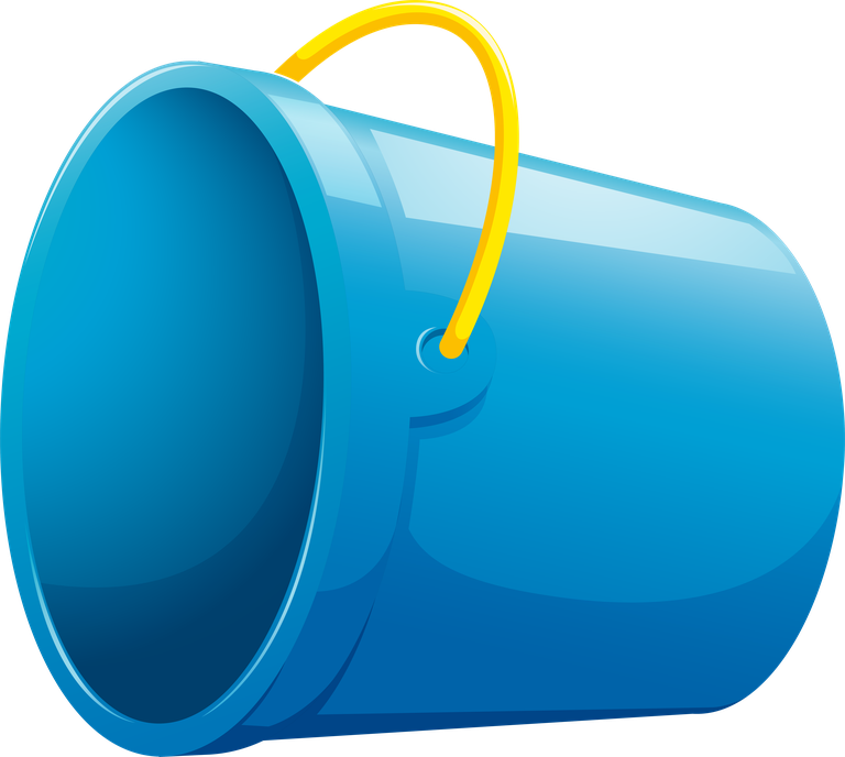 free illustration of many buckets vector... | Magipik Free Vector