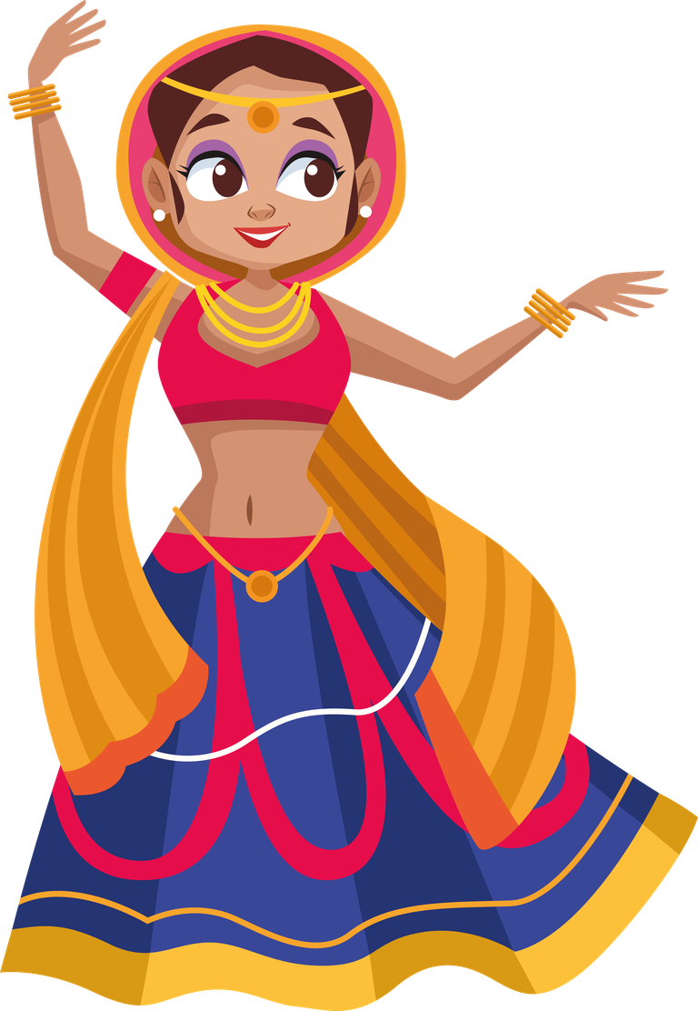 free indian dance dancing diwali women and men vector undefined