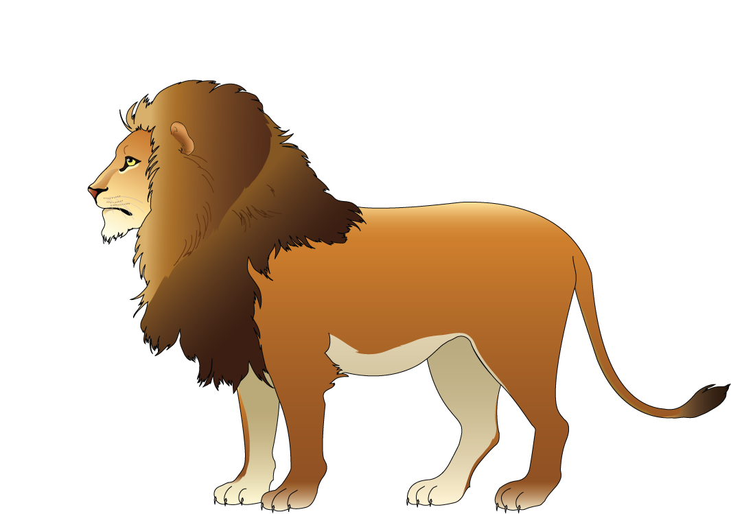 free lion animal models and silhouette vector 491179