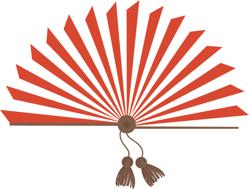 free paper fan japan elements retro national vector 532633