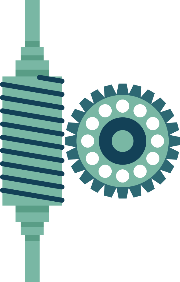 free parts machinery robot flat icons vector 712248