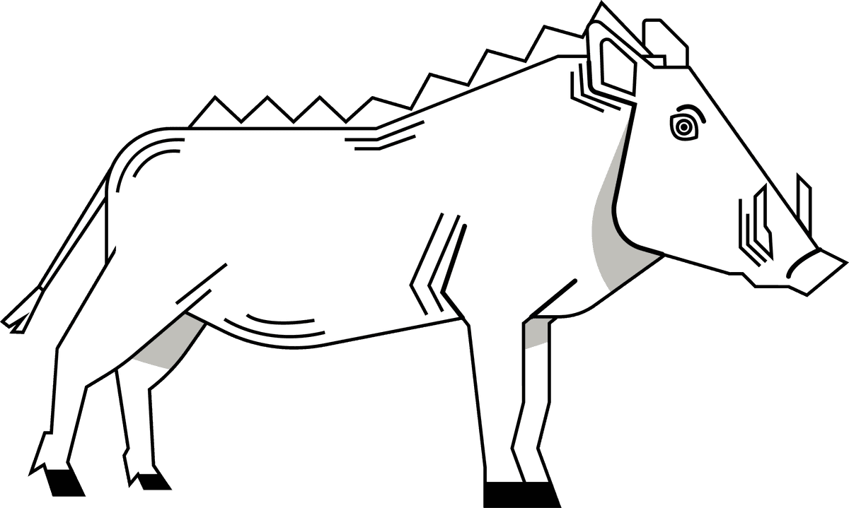 free pencil drawing animals wild animals vector 816179