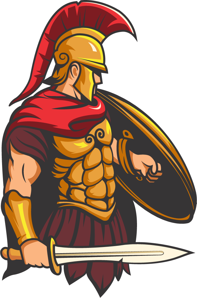 Free Roman Warrior Spartan Warrior Icons Vector 158327