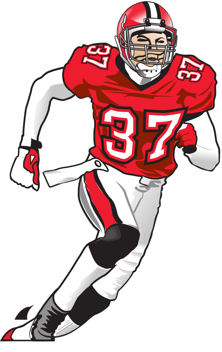 free rugby player american football players vector 202953