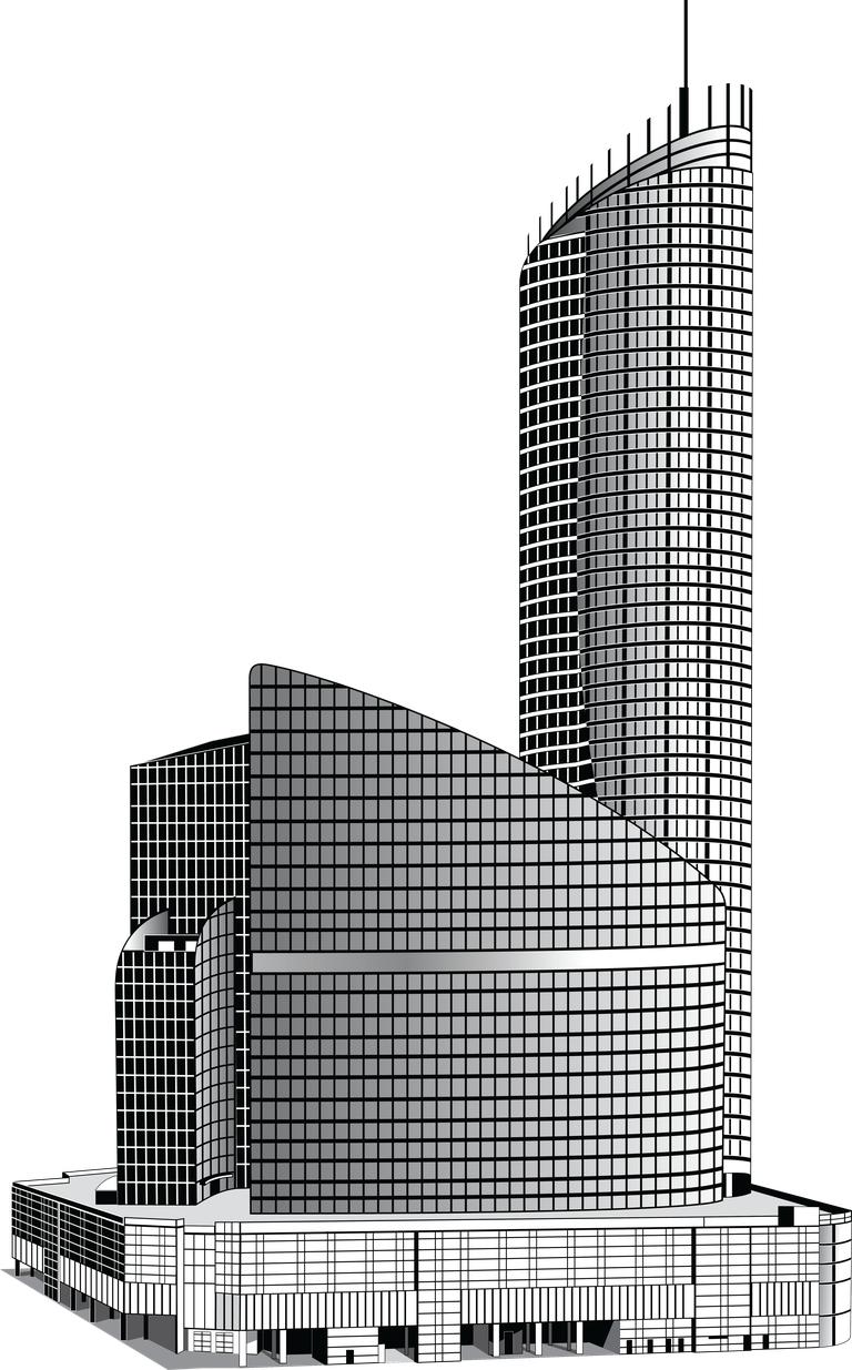 skyscraper pack icon featuring modern architecture for urban planning ...