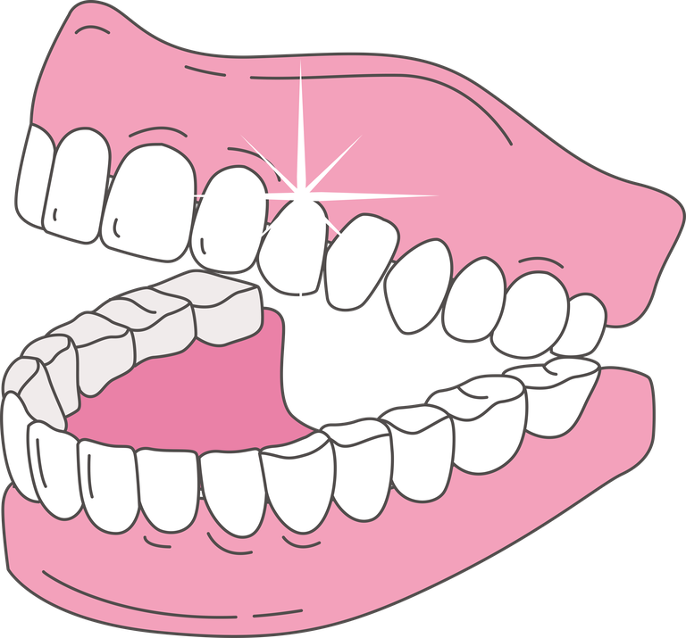 free teeth some forms of dentures you ca... | Magipik Free Vector