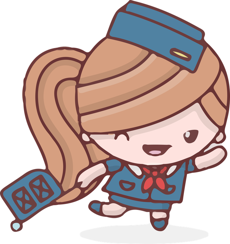 Free Cute Chibi Kawaii Characters Profession Vector 36328