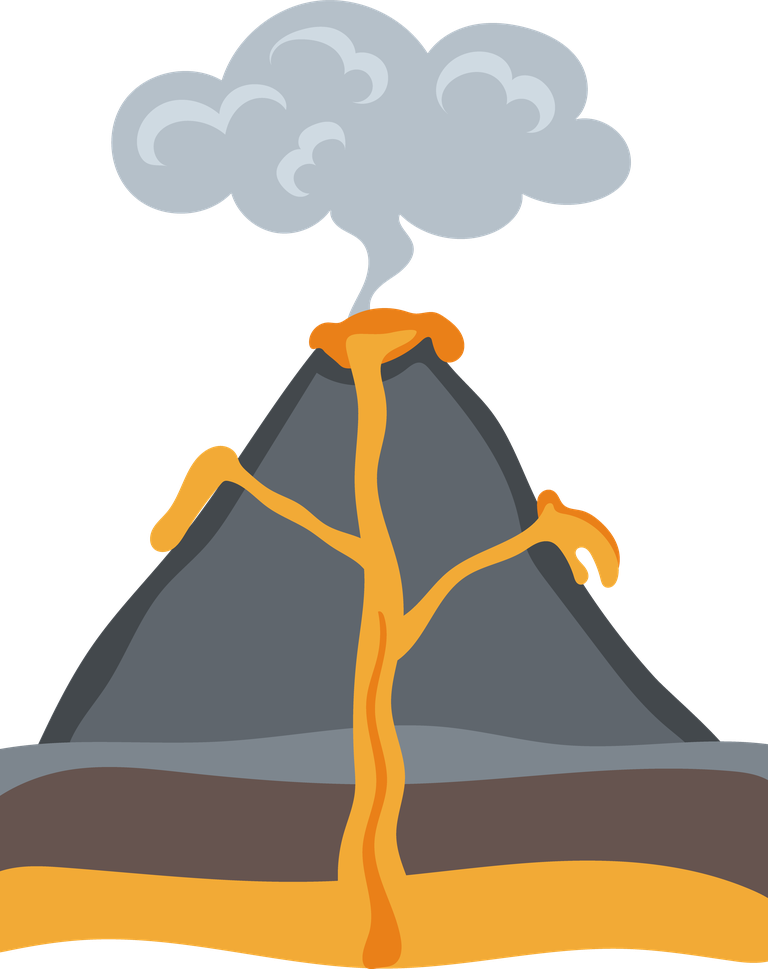 Free Volcano Exploding Volcanoes Set Vector 778157